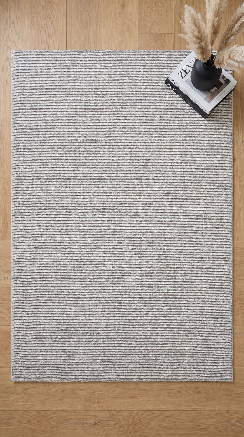 Zev Carpet Babil Grey Soft Kitchen Youth Room Rug Custom Size Ba05