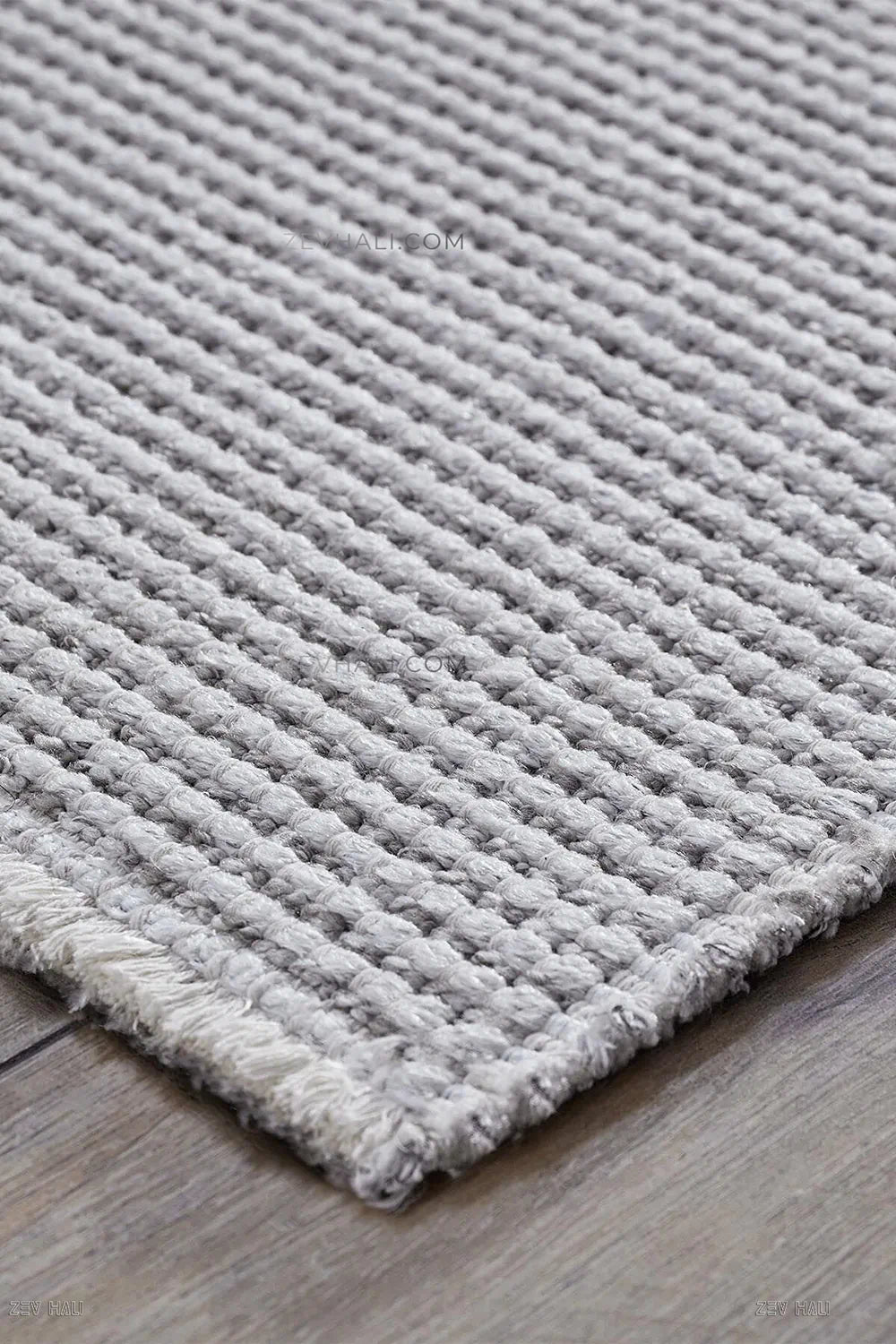 Zev Carpet Babil Grey Soft Kitchen Youth Room Rug Custom Size Ba05