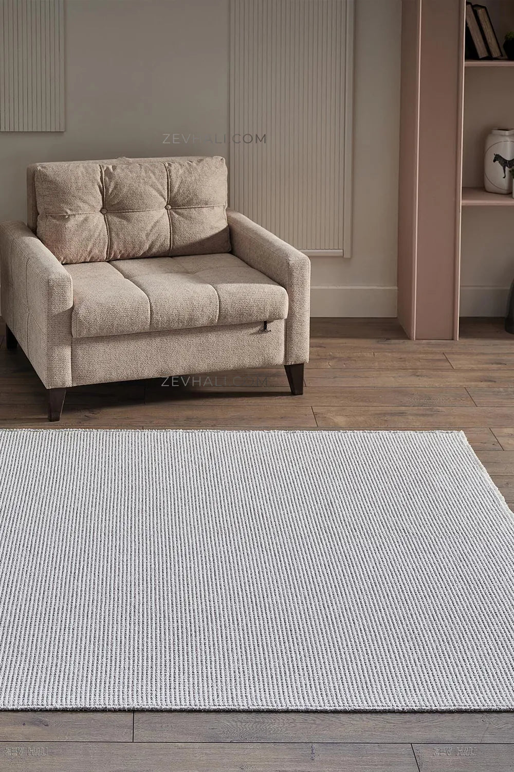 Zev Carpet Babil Grey Soft Kitchen Youth Room Rug Custom Size Ba05