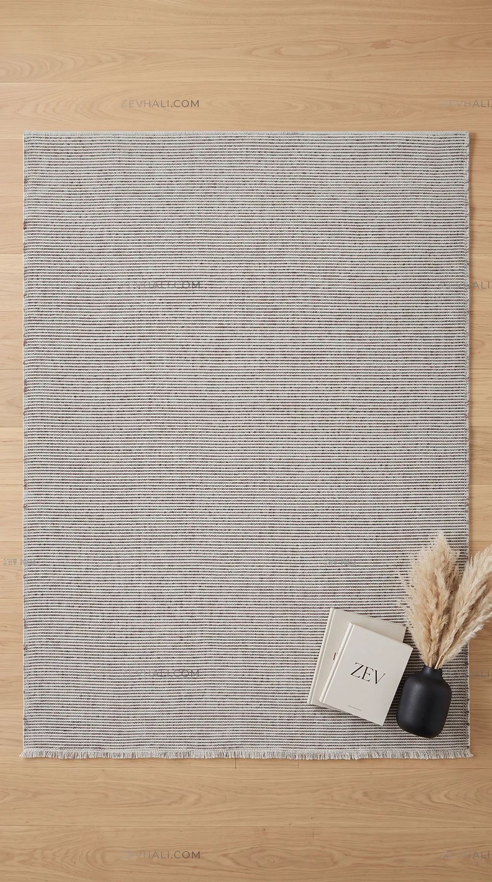 Zev Halı Teppe Multi Doğal Dokulu Kalın Pamuklu Bohem Kilim Halı TP05 | Microfiber Halı | Zev Halı