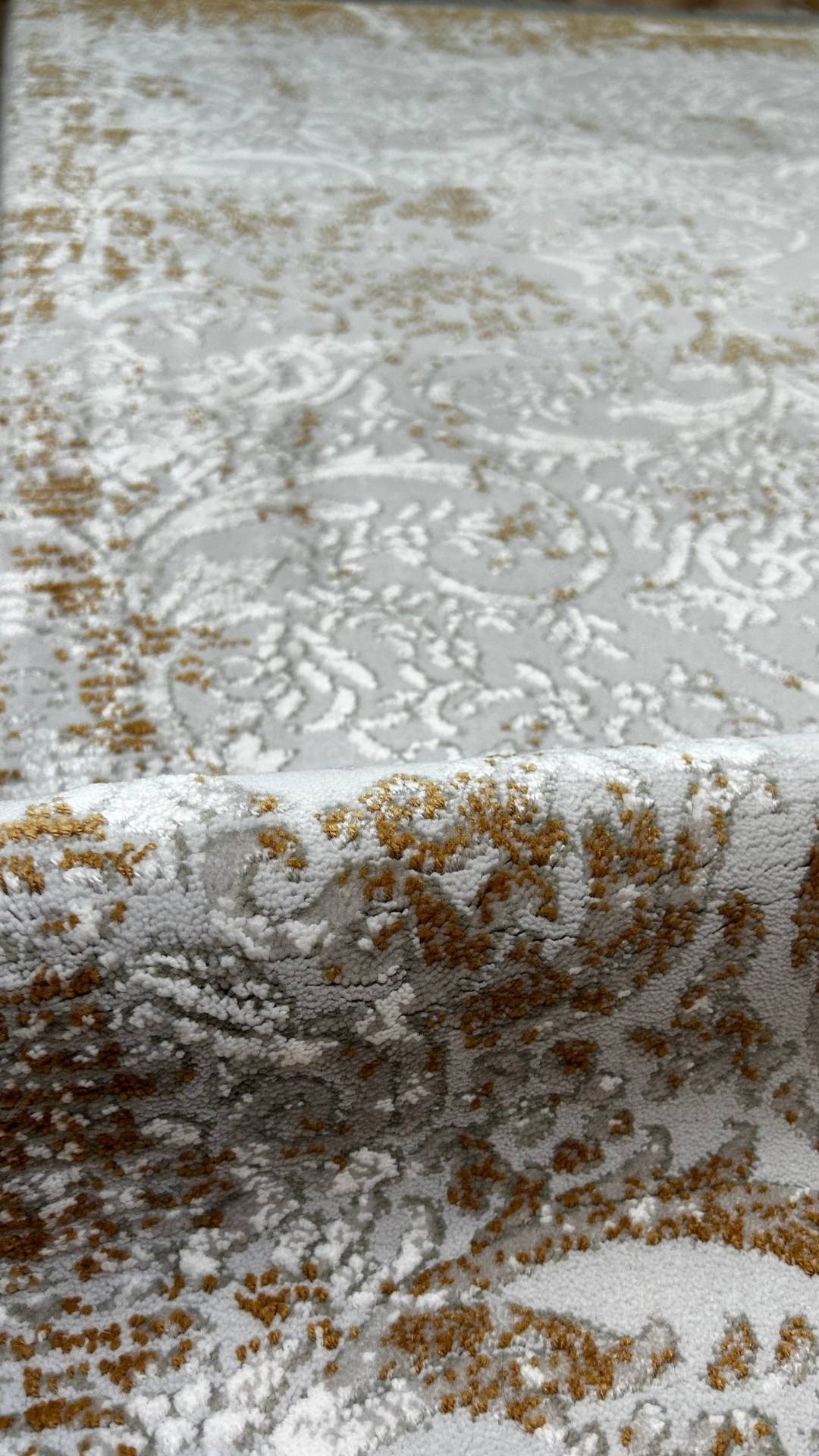 Zev Vogui Serisi Kiremit Klasik Desenli Triko Akrilik Halı %60 Fırsat Outlet st029  160x230