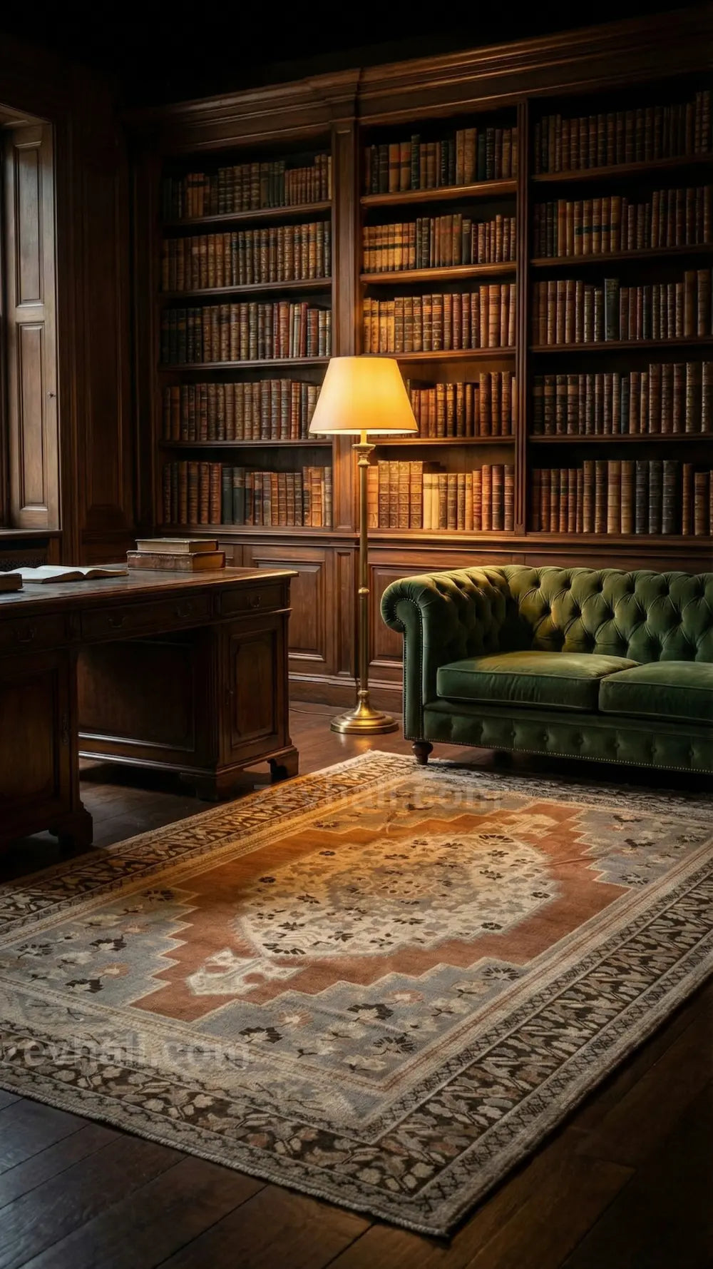 Zev Halı Anadolu Serisi El Dokuması Madalyonlu Geleneksel Halı 220x280