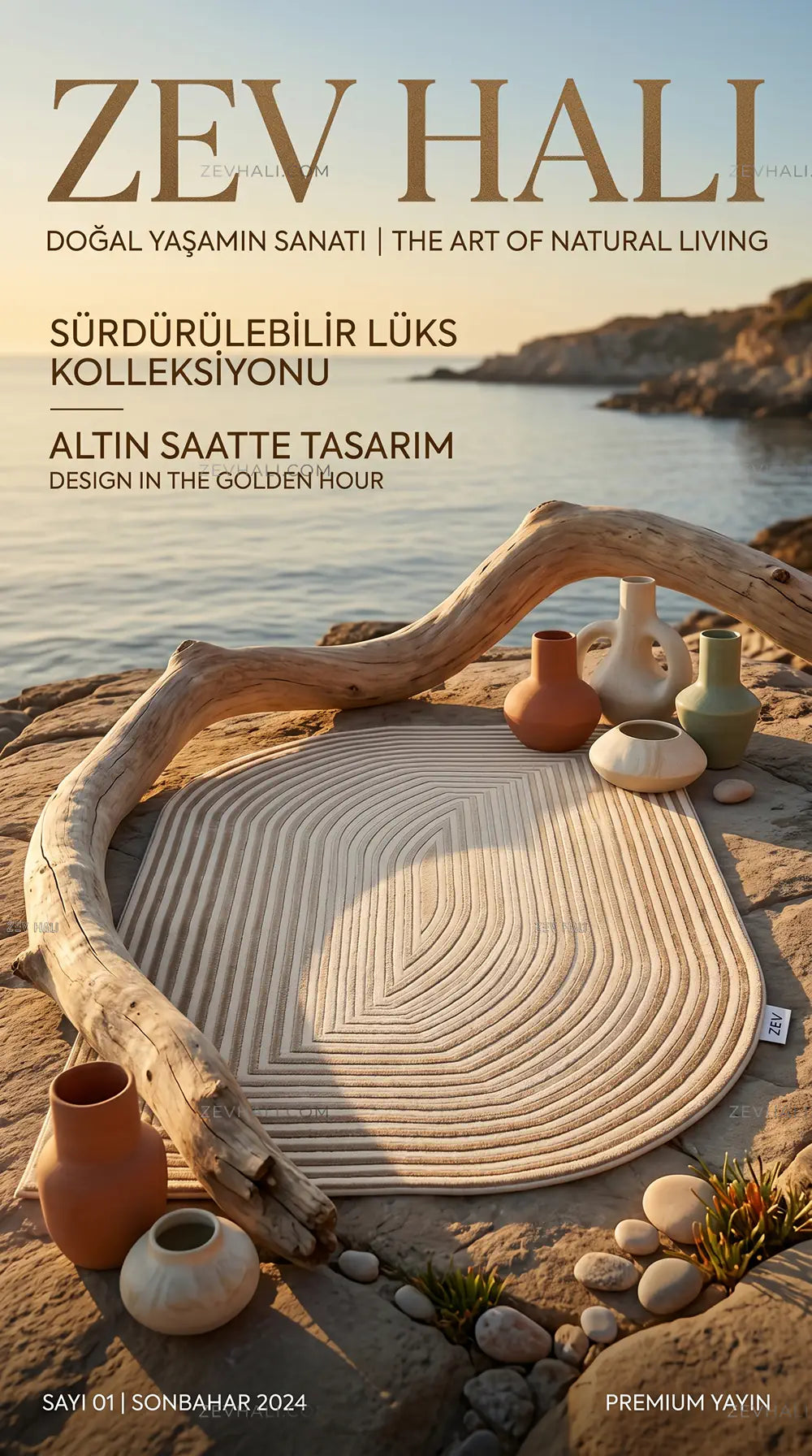 Zev Halı Dekoratif Amorf Halı | Antre ve Hol İçin Özel Kesim | Asimetrik Amorf Halı | Zev Halı