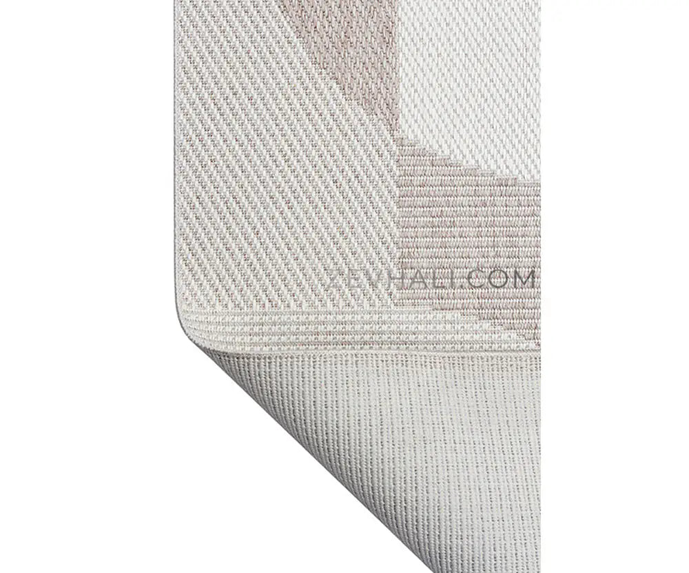 Zev Halı Sisal Modern Geometrik Krem Vizon Sisal Makinede Yıkanabilir Salon Mutfak Halısı ZS02 | Sisal Halı | Zev Halı