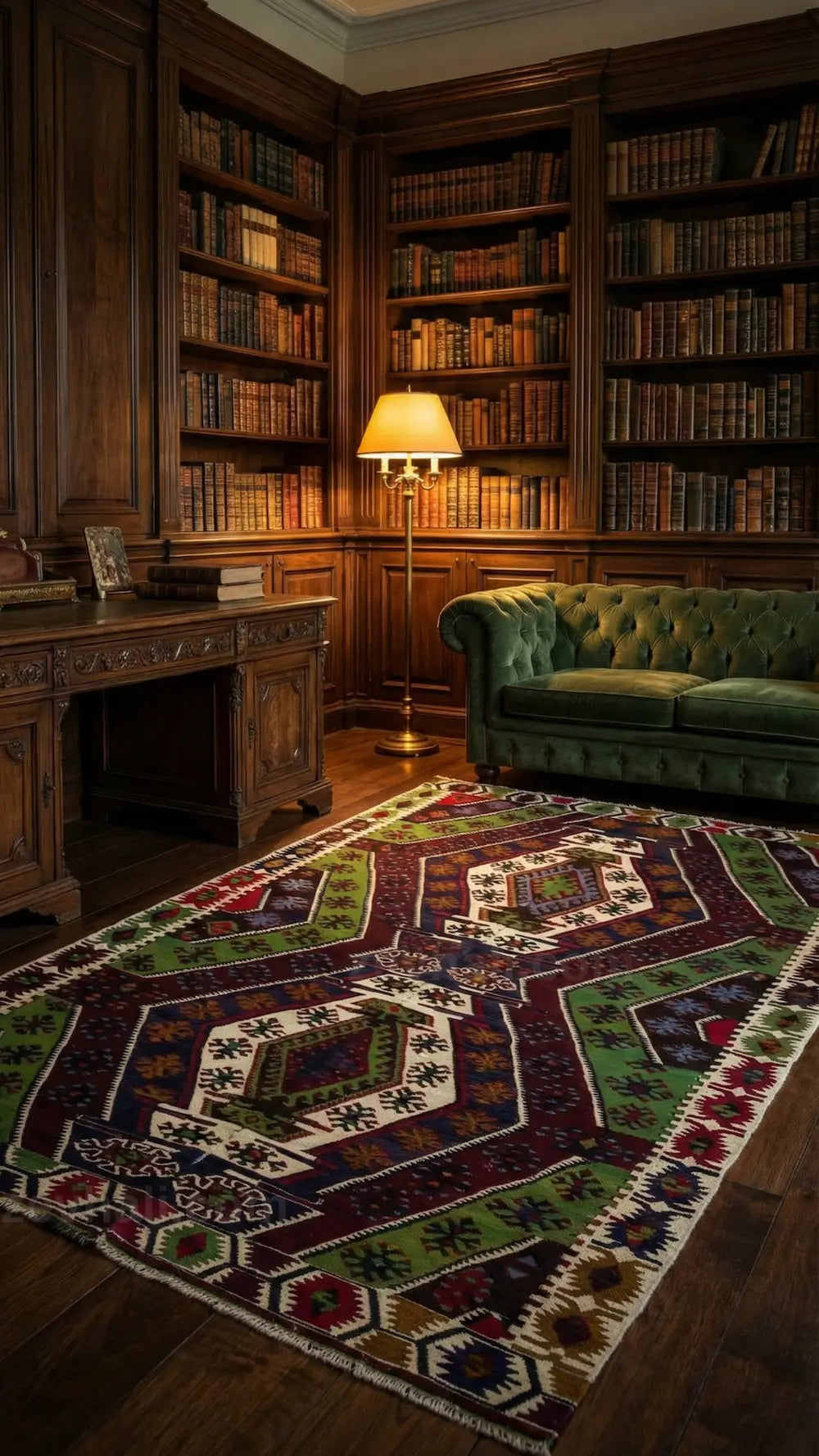 Zev Halı Anadolu Serisi Geleneksel Geometrik Kilim El Dokuması Kilim 183x320