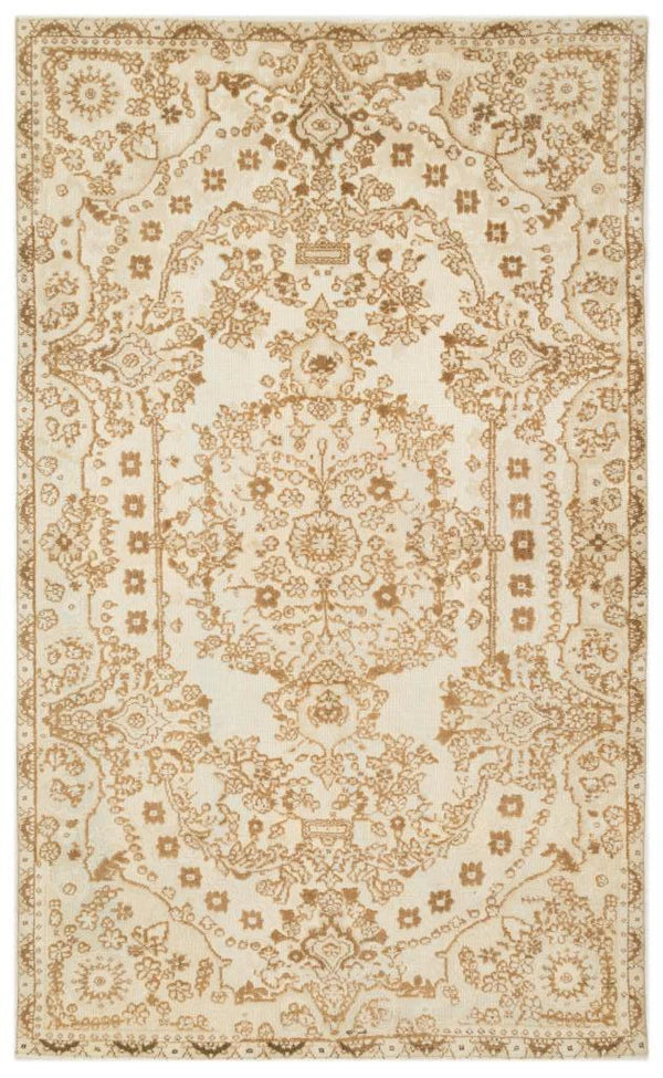 Zev Halı Carved Serisi Geleneksel Çiçek Motifli El Dokuması Halı 189x304