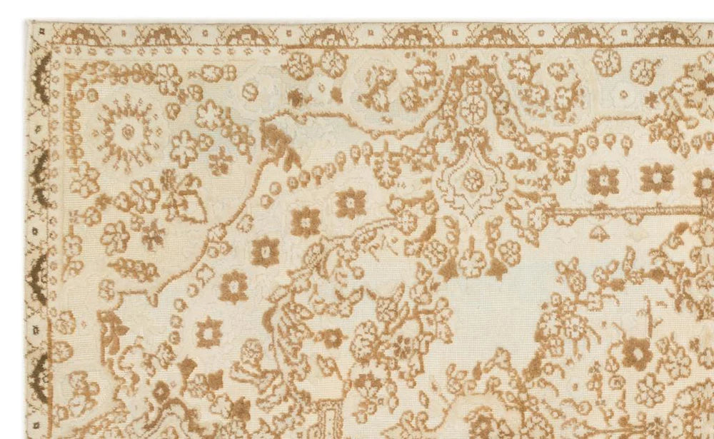 Zev Halı Carved Serisi Geleneksel Çiçek Motifli El Dokuması Halı 189x304