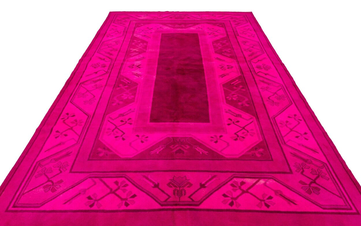 Zev Halı Anadolu Serisi Geleneksel Fuşya El Dokuması Halı 210x313