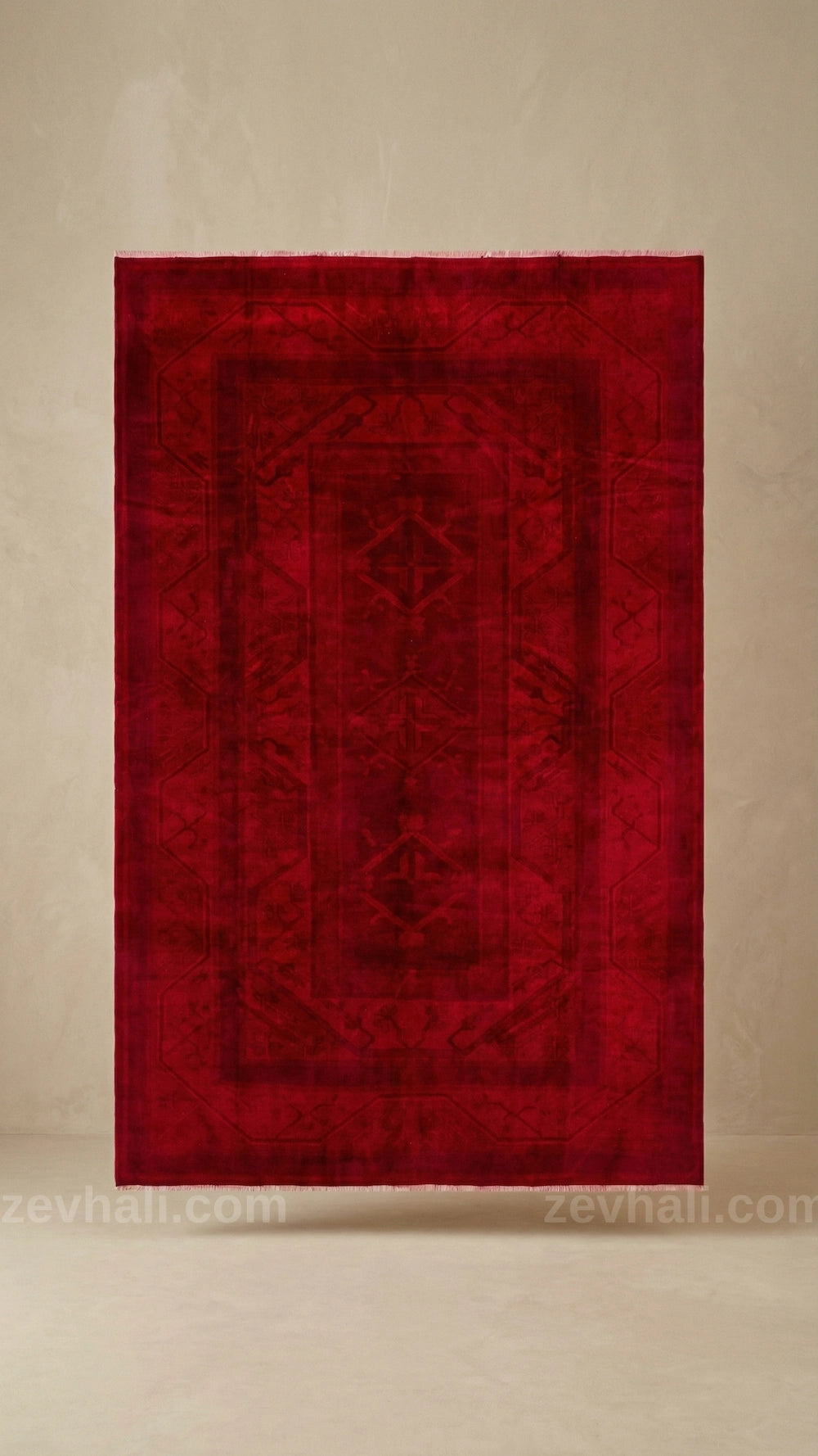 Zev Halı Anadolu Serisi Geleneksel Geometrik El Dokuması Halı 200x310