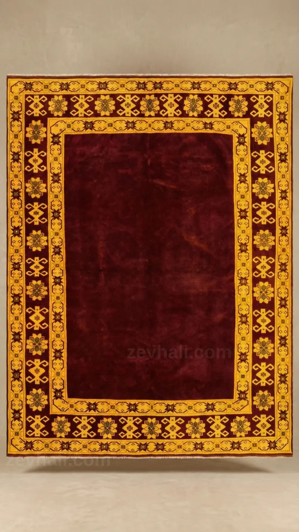 Zev Halı Anadolu Serisi Geleneksel Saray Desenli El Dokuması Halı 204x270