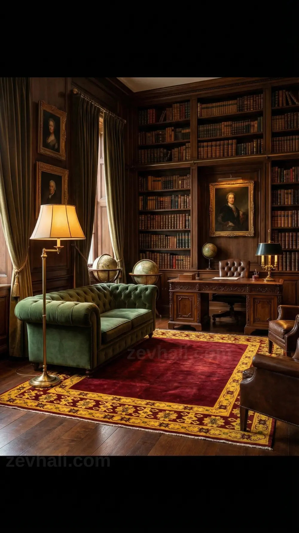 Zev Halı Anadolu Serisi Geleneksel Saray Desenli El Dokuması Halı 204x270